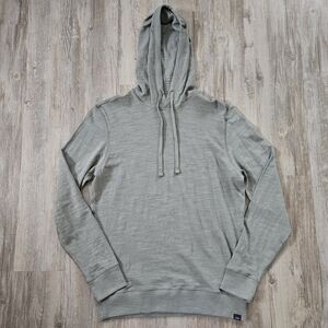 Faherty Men's Light Green Sunwashed Midweight Hoodie Small